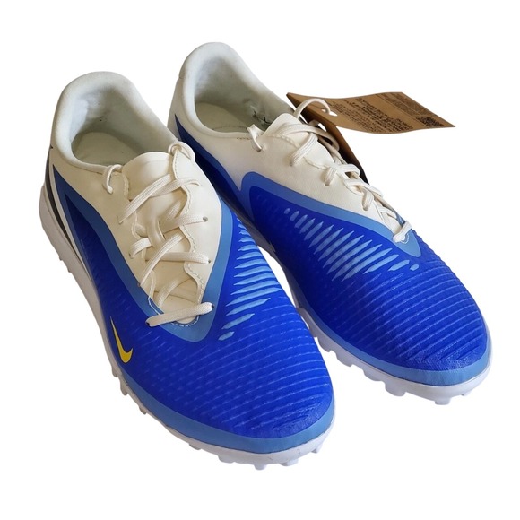Nike Phantom Academy TF Soccer Cleats Mens 7  Blue Excellent NikeSkin Turf Shoes main image 5